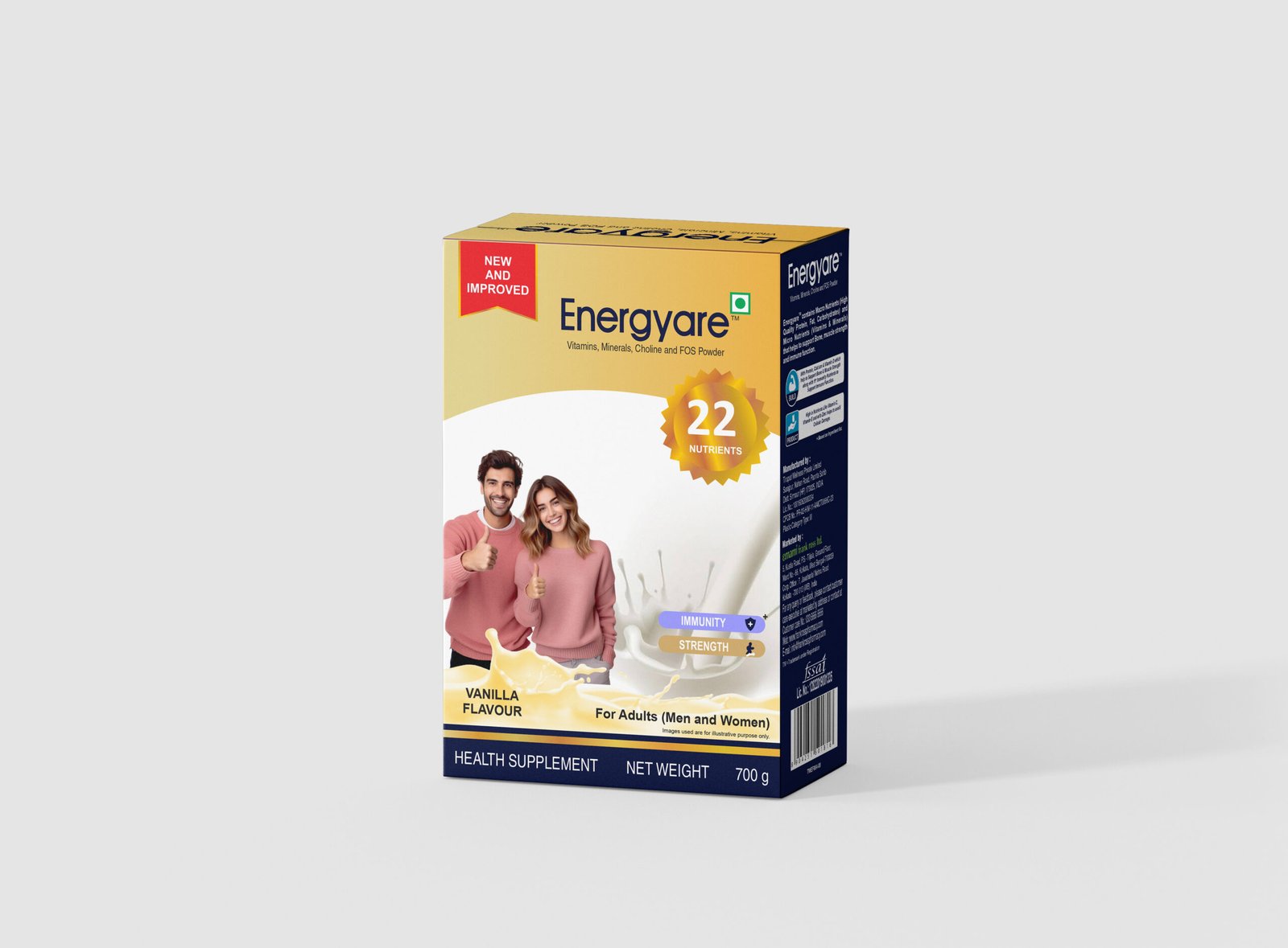 Energyare Protein Powder 700GM Vanilla Flavour 003