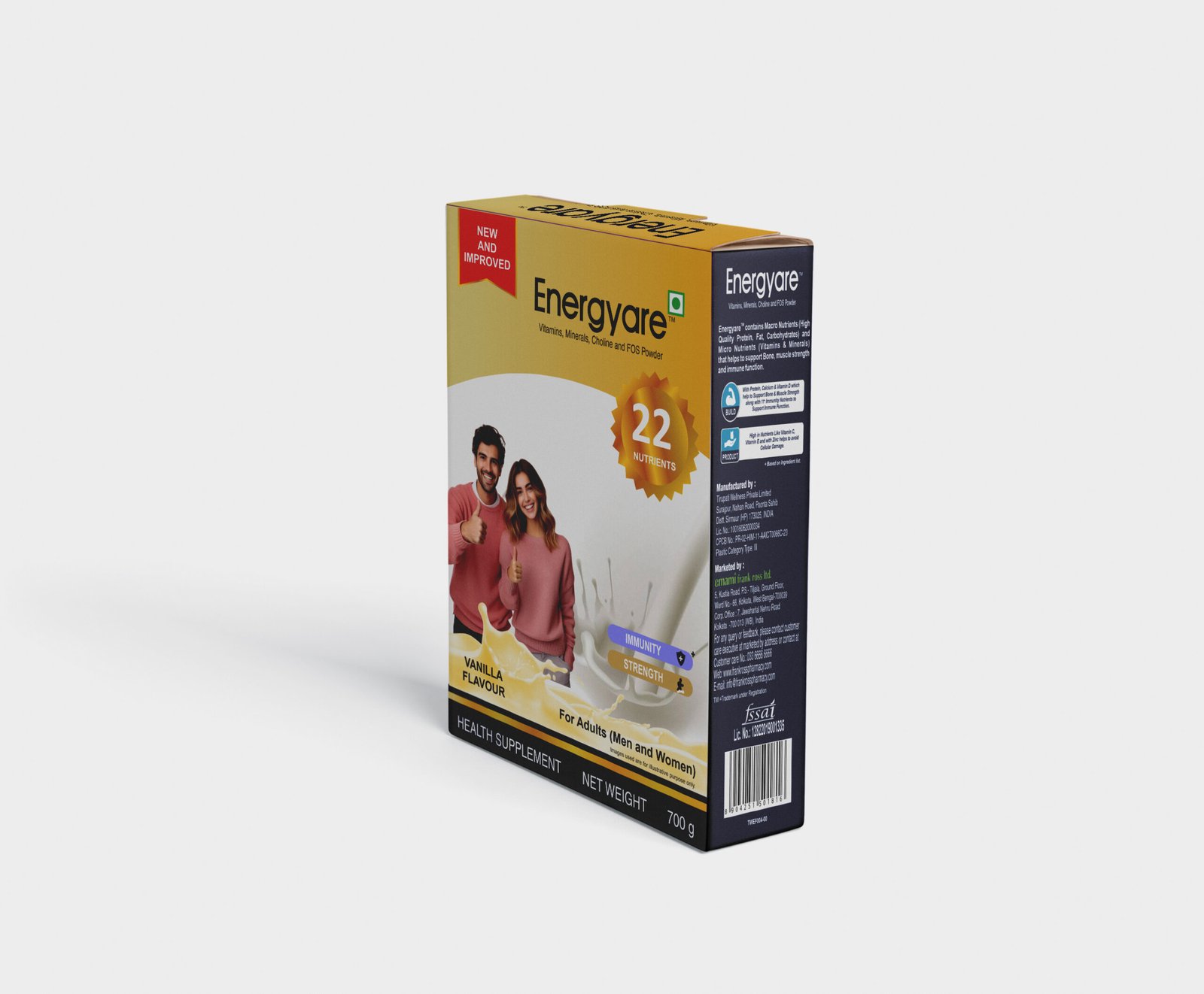 Energyare Protein Powder 700GM Vanilla Flavour