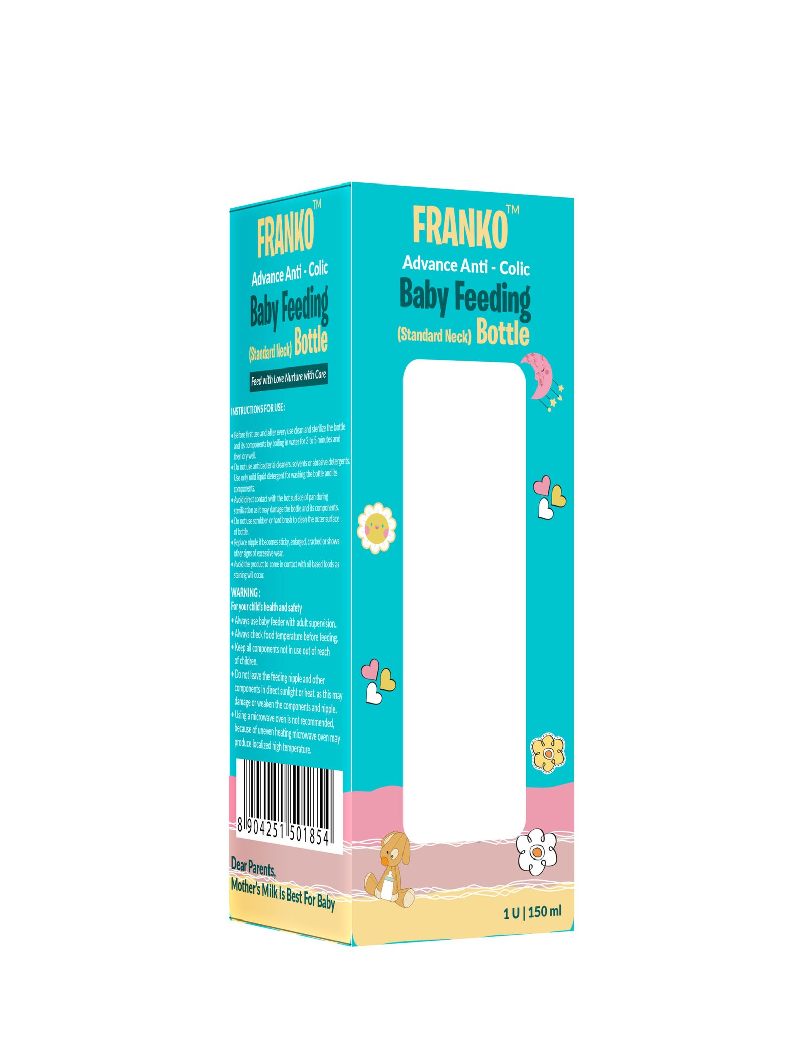 Franko Baby Feeding Bottle NM 150ml