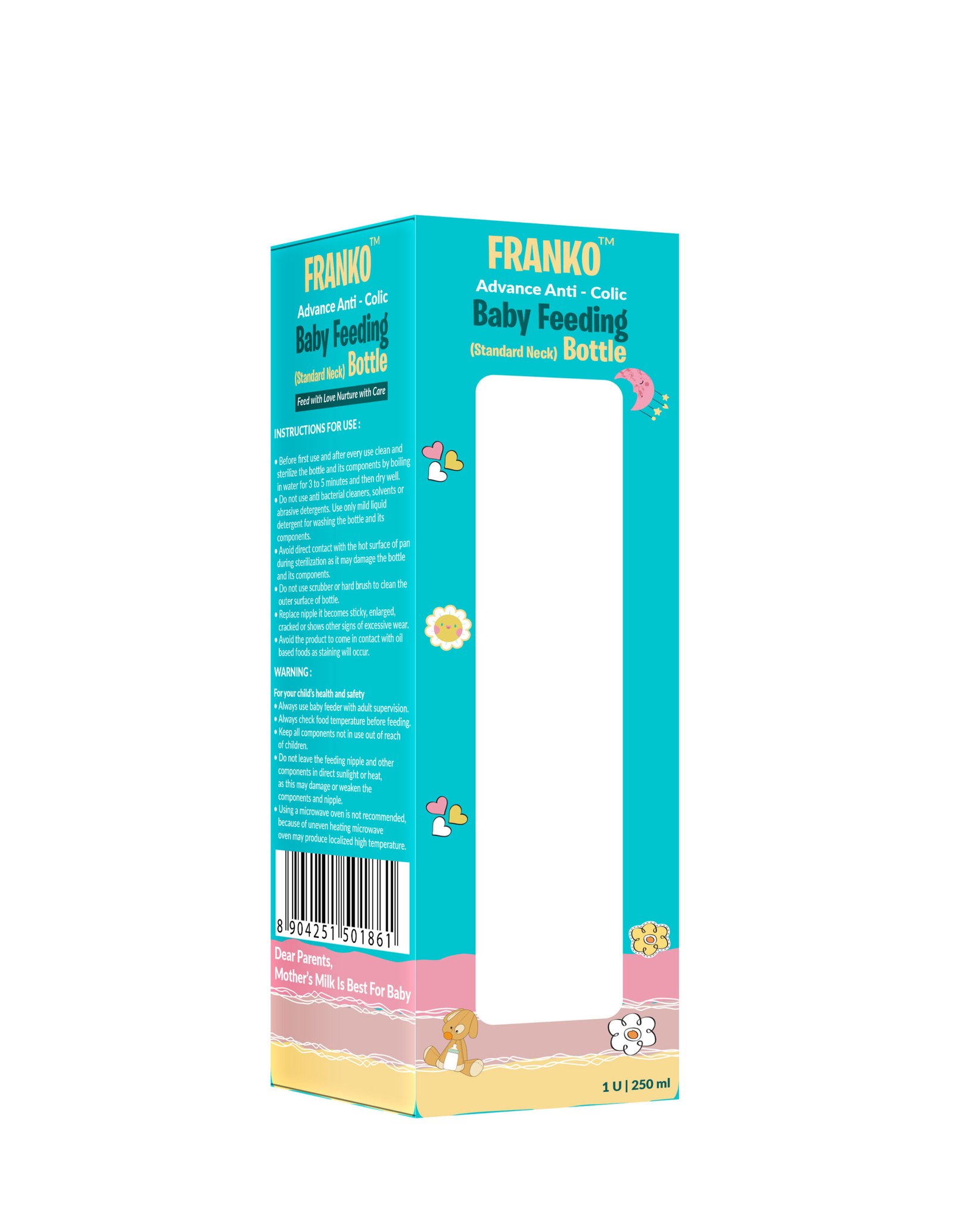 Franko Baby Feeding Bottle NM 250ml