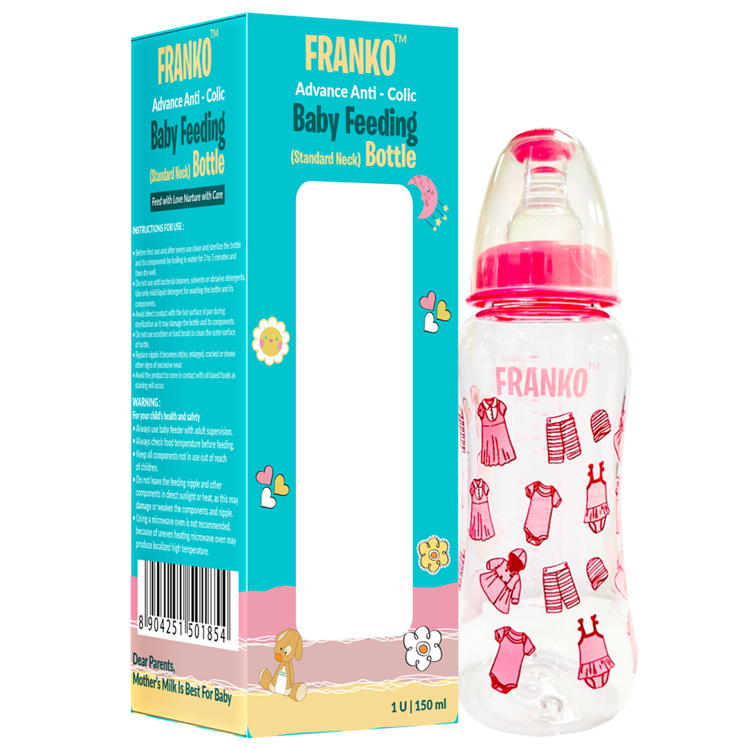 Franko_Baby_Feeding_Bottle_150ml_Front