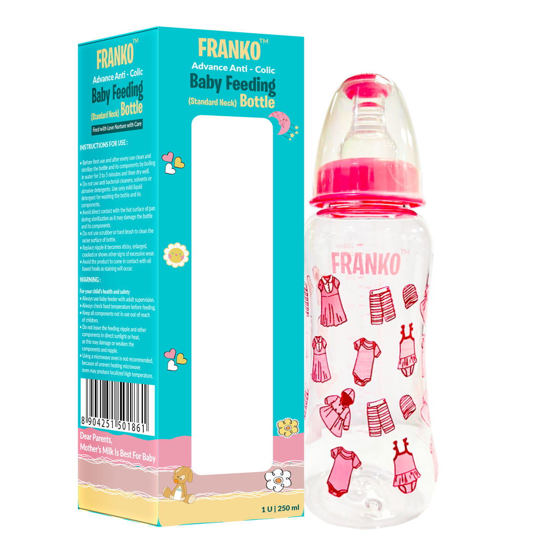 Franko_Baby_Feeding_Bottle_250ml_Front