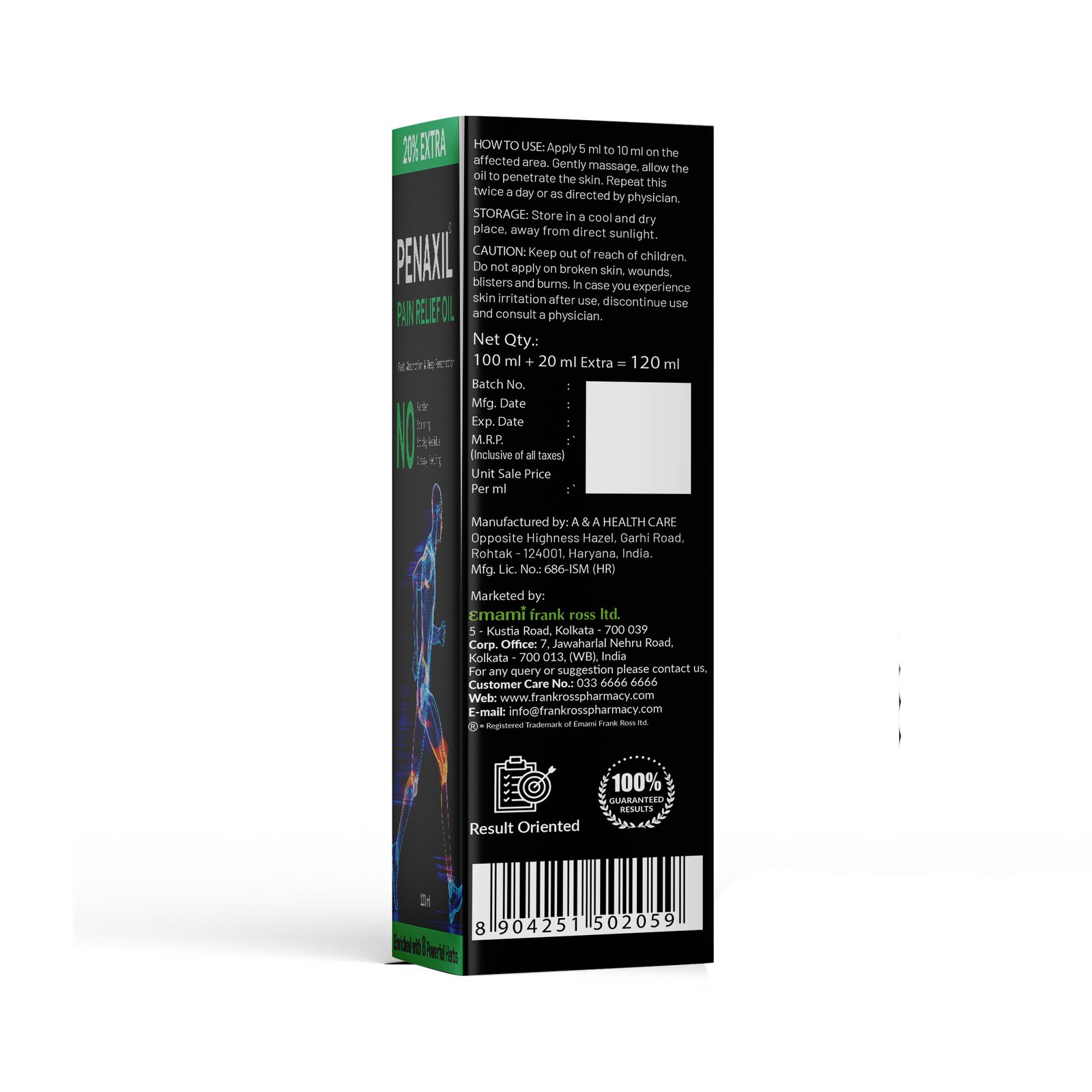 Penaxil Pain Relief oil 120ml 002
