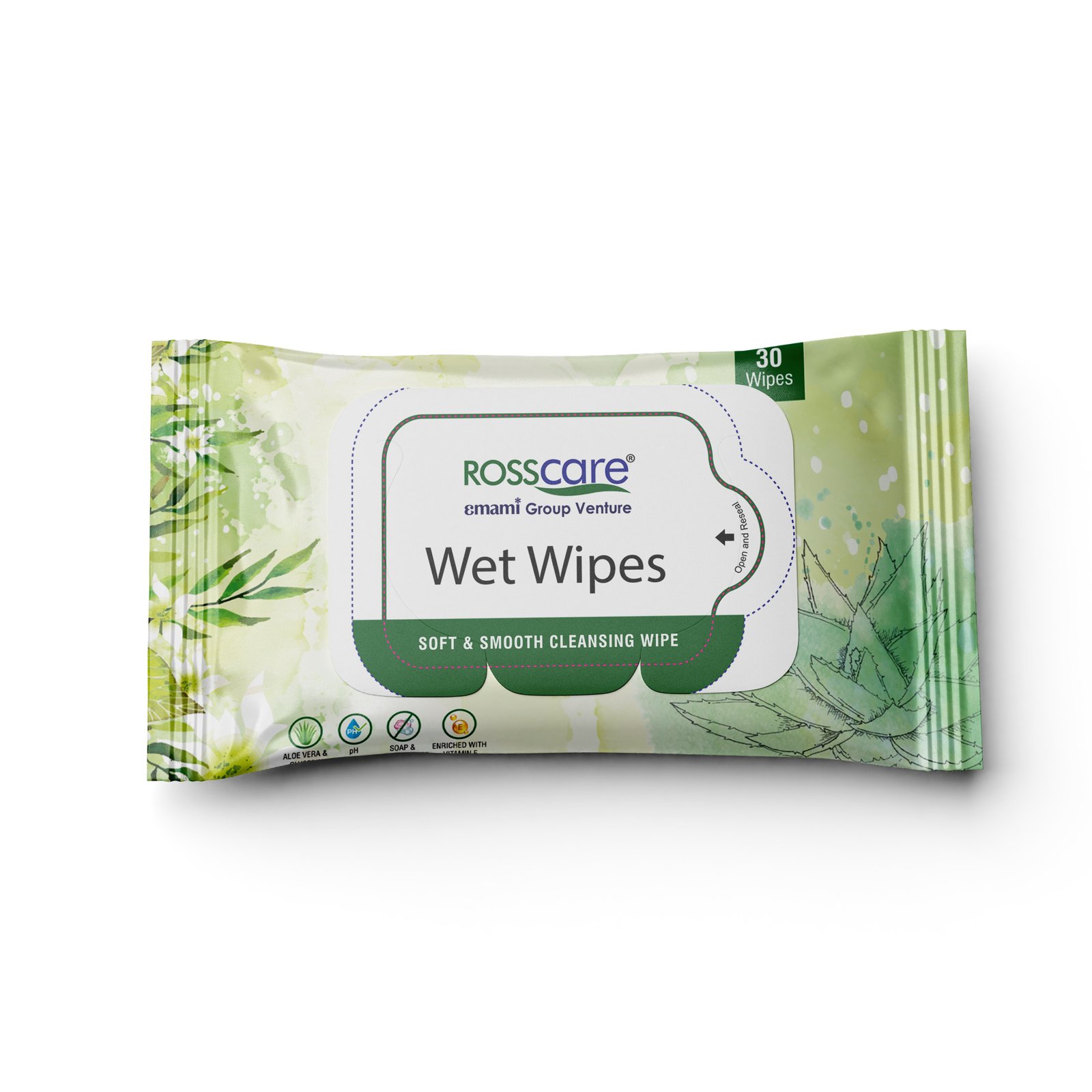 Rosscare wet wipes 30's